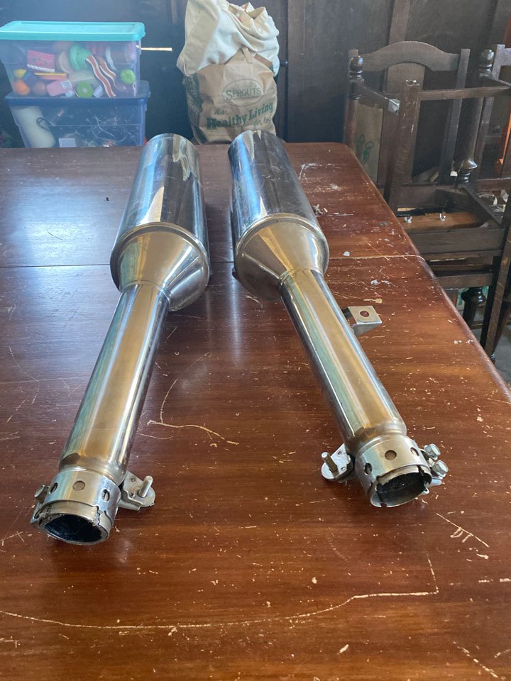 Honda original OEM exhaust 500 OBO The Sales Floor For Sale Wanted CBR1100XX Forum